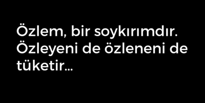 Özlemenin bir rengi olsaydı sence hangi renk olurdu?
