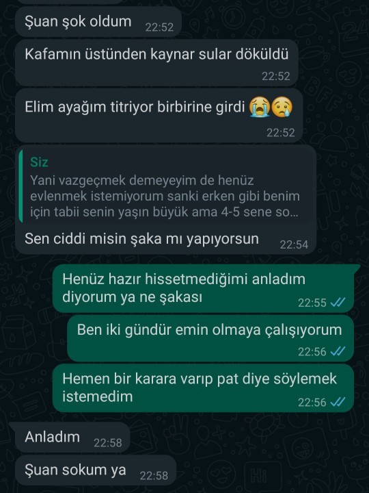 Arkadaşlar sizce gerçekten evlilik istiyor mu denemek amaçlı böyle yaptım önceki soruma verilen cevaplara nazaran?