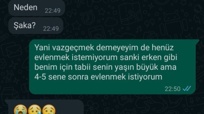Arkadaşlar sizce gerçekten evlilik istiyor mu denemek amaçlı böyle yaptım önceki soruma verilen cevaplara nazaran?