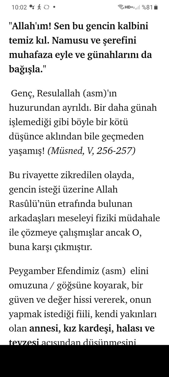 Dini bilgisi iyi olan arkadaşlar yardımcı olabilir mi? Bu doğru mu?