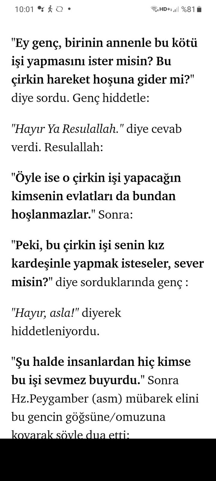 Dini bilgisi iyi olan arkadaşlar yardımcı olabilir mi? Bu doğru mu?