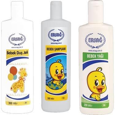 Ara ara hepimizin aklımdan kullanmayı geçirdiğimiz ürünler. Duş jeli, şampuanı ve yağı. (bebek yağı favorim)