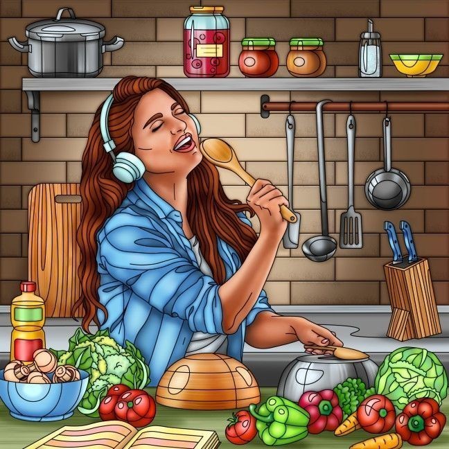 Yemek yaparken şarkı mırıldanır mısınız?
