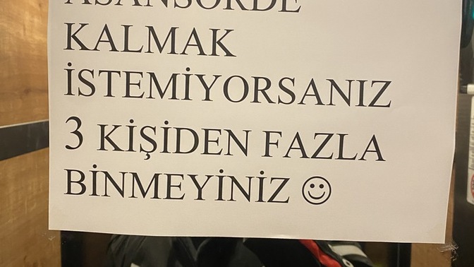 Hiç asansör de kaldınız mı?