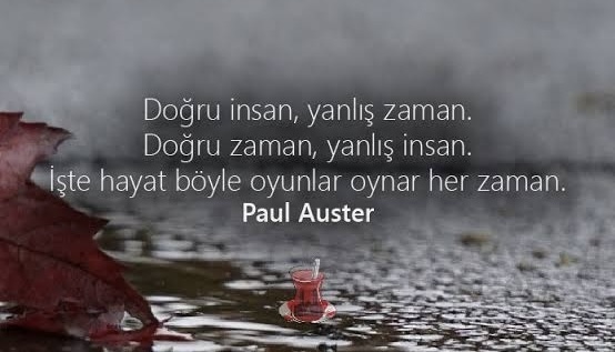 Neden doğru insanlarla hep yanlış zamanlarda karşılaşırız?