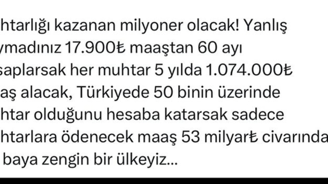 Muhtarlığın gereksiz olduğunu düşünen bir ben miyim?