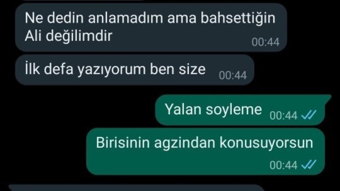 Tanimadigim numaralar bana mesaj atıyo?