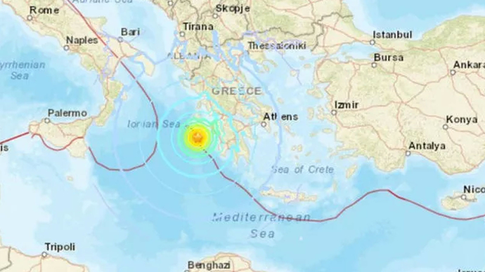 Yunanistanda 5.8 büyüklüğünde deprem! Türkiyeden hisseden oldu mu?