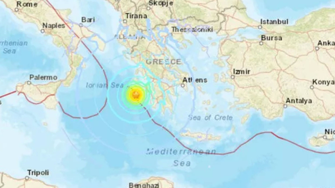 Yunanistan'da 5.8 büyüklüğünde deprem! Türkiye'den hisseden oldu mu?
