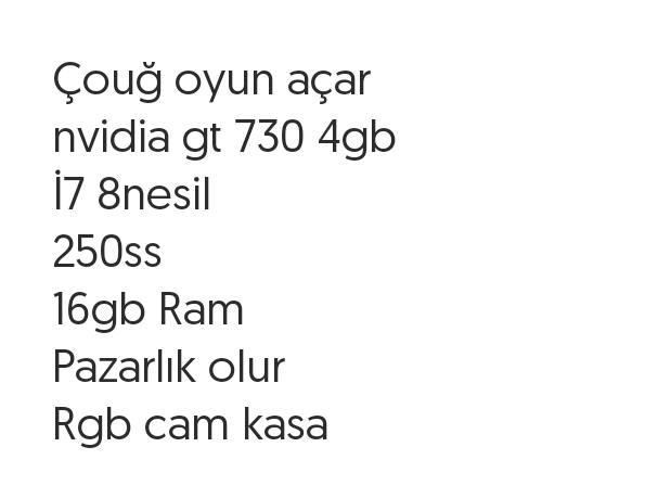 Bu PC alınır mı?