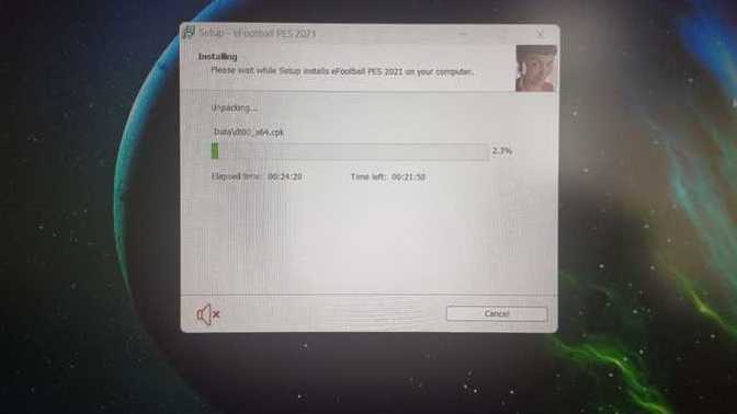 Pes 21 yüklemiyor?