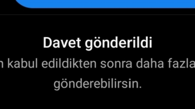 İnstagram davet gönderildi ne demek?