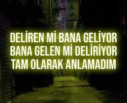 Deliren mı sana geliyor sana gelen mı deliriyor?