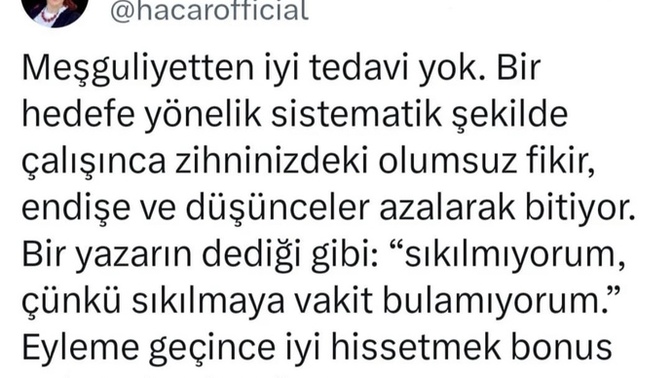 Nelerle meşgul olursunuz?
