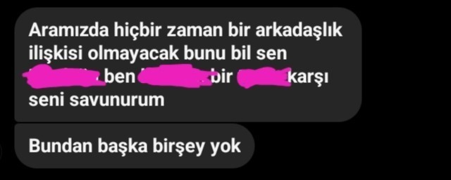 Böyle bir mesaj aldım?
