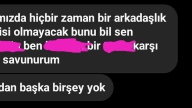 Böyle bir mesaj aldım?