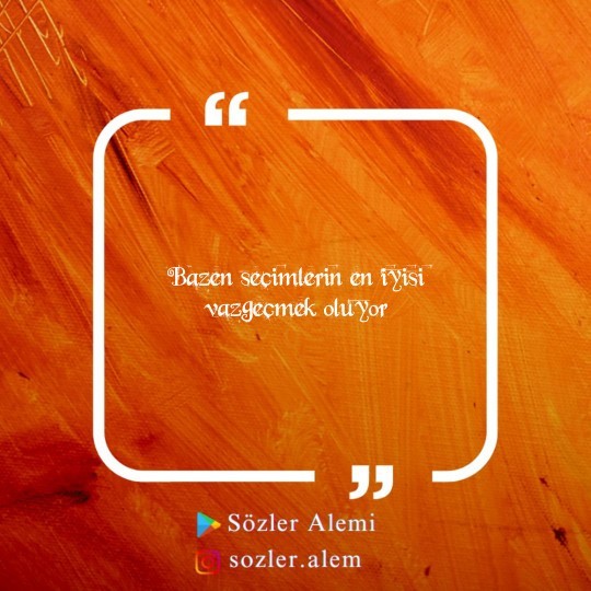 Vazgeçmek tercihlerinizin arasında var mı?