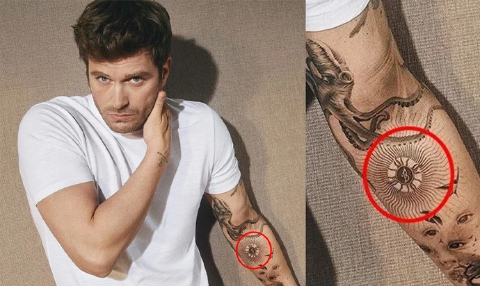 Kıvanç Tatlıtuğ dövme