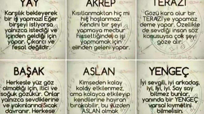 Burcunuzu seviyor musunuz, keşke başka bir burç olsam dediğiniz oluyor mu?
