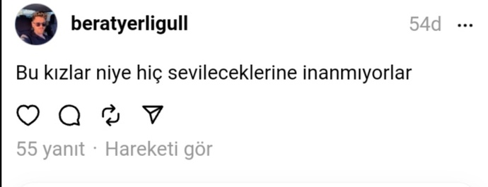 Niye inanmıyoruz hanımlar?