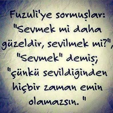 Sevildiğinizi sandığınız oldu mu?