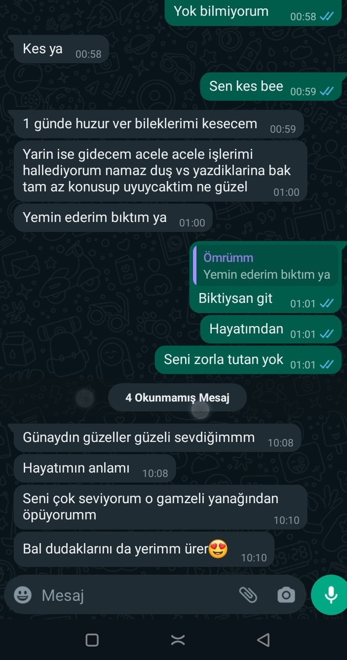 Bu ilişki hakkında ne düşünüyorsunuz?