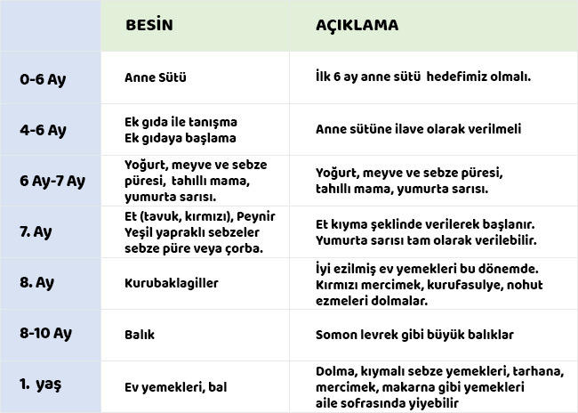 Bebegimiz 5 bucuk aylik oldu? nasil beslemeliyiz artik?