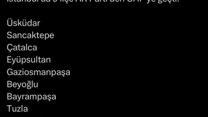 En çok hangi ilçeye şaşırdınız?