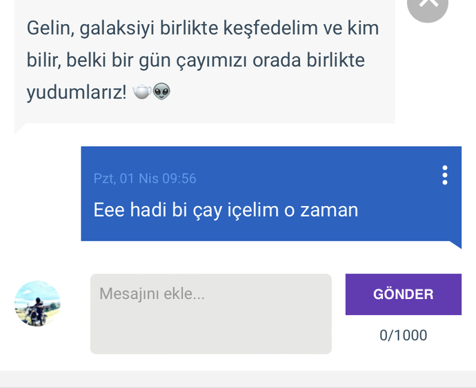 Çay daveti aldım gitsem mi acaba?