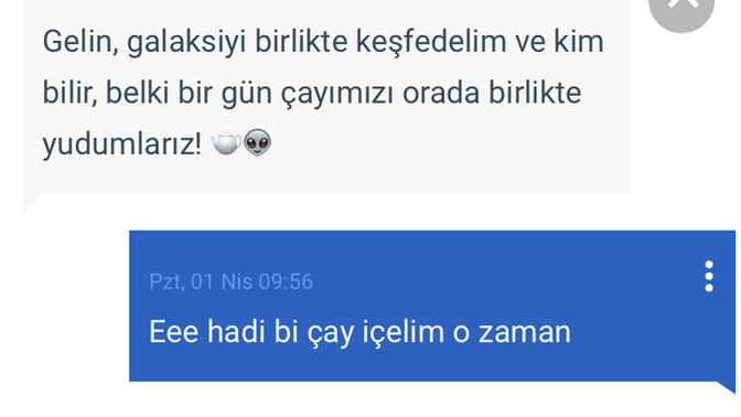 Çay daveti aldım gitsem mi acaba?