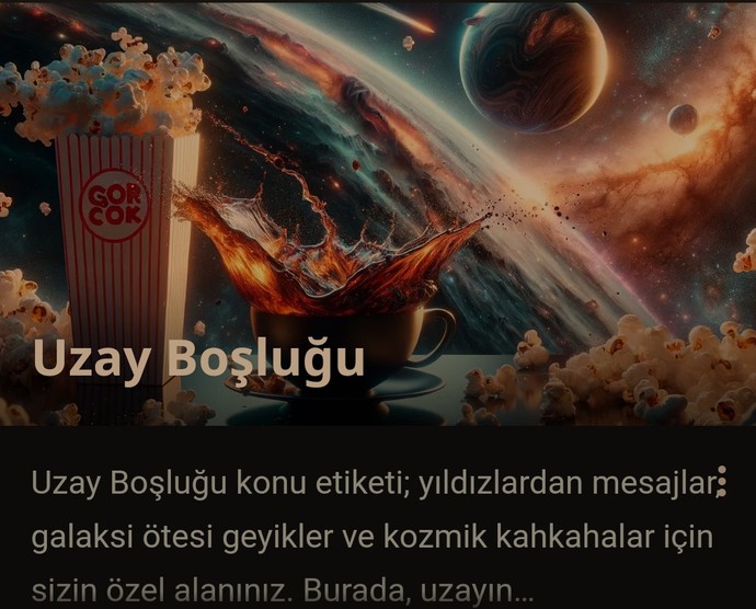Sitenin yeni Uzay Boşluğu konu etiketi 1 Nisan  şakası olabilir mi?