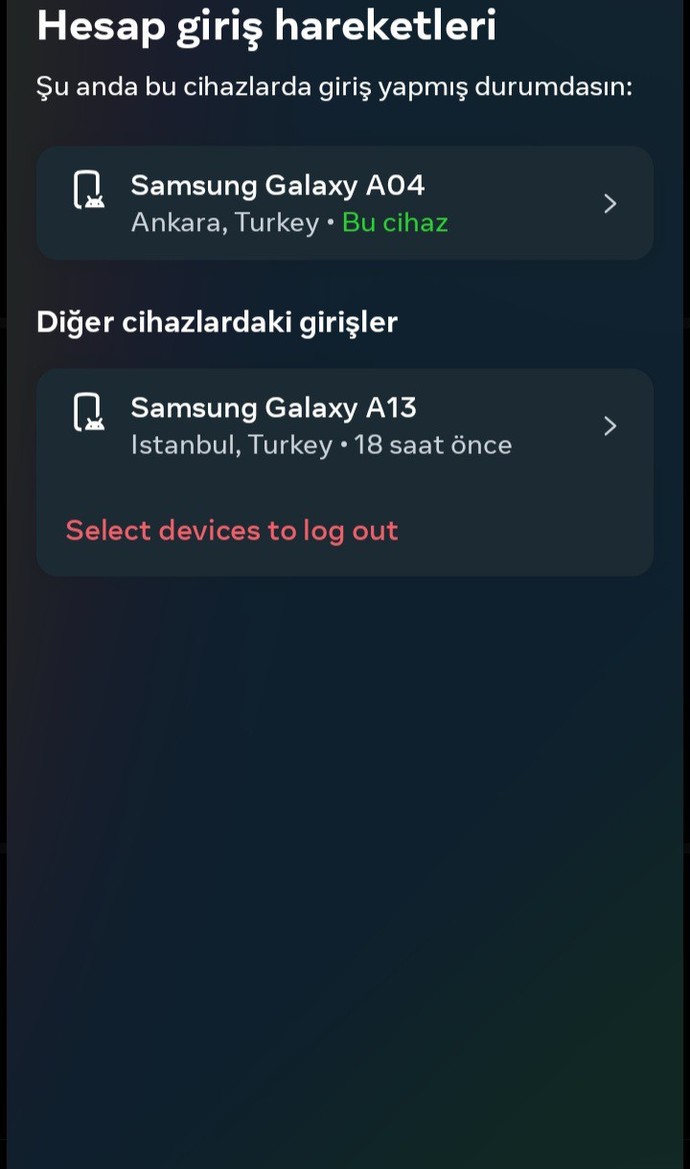 Eski sevgilim hala hesabımda mı?