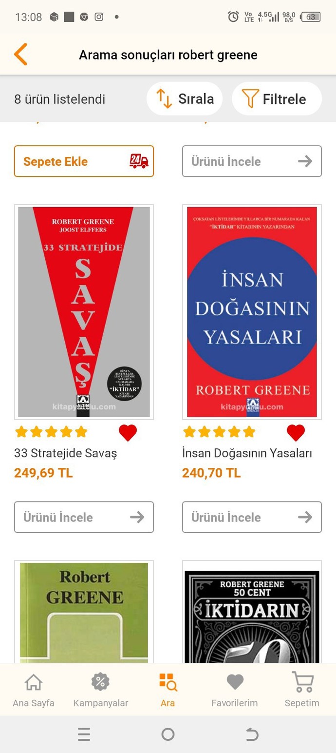 Robert Greene kitaplarından hangilerini okudunuz?