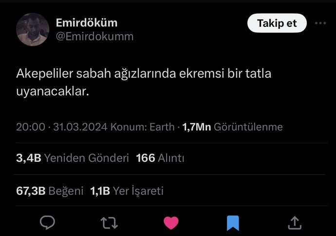 Sevgili akpliler nasılsınız bugün?