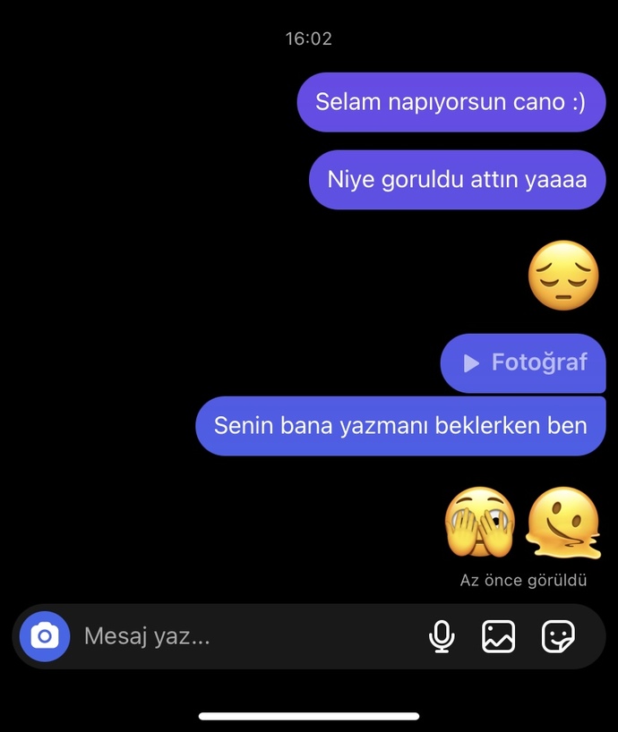 Hoşlandıgım cocuga acıldım ve engel yedım?