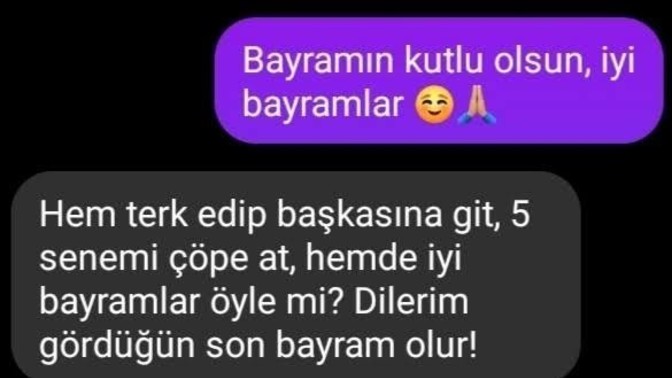 Eski sevgilinize bayram mesajı atacak mısınız?
