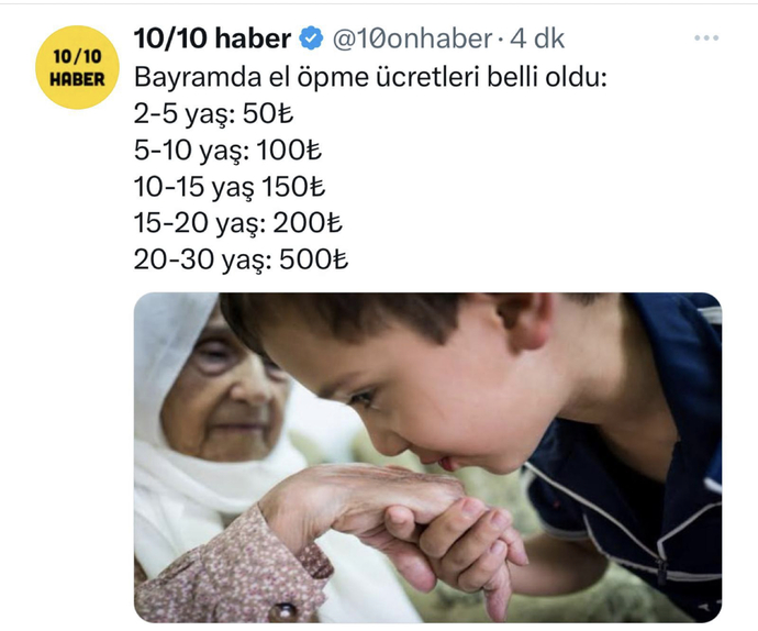 Bayram haşlıkları ücretleri belli olmuş kimler haşlık alıcak kimler haşlık vericek bakıyım?