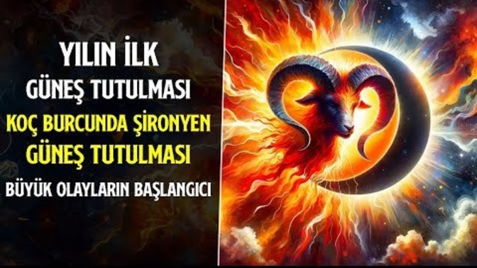 Ayın 8 güneş tutulması var tutulma koç burcunda olacak sizin burcunuz ne?