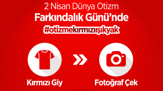 Bugün 2 Nisan  Dünya Otizm Farkındalık Günü! Kimler #otizmekırmızıışıkyak deyip bugün kırmızı giyinecek?