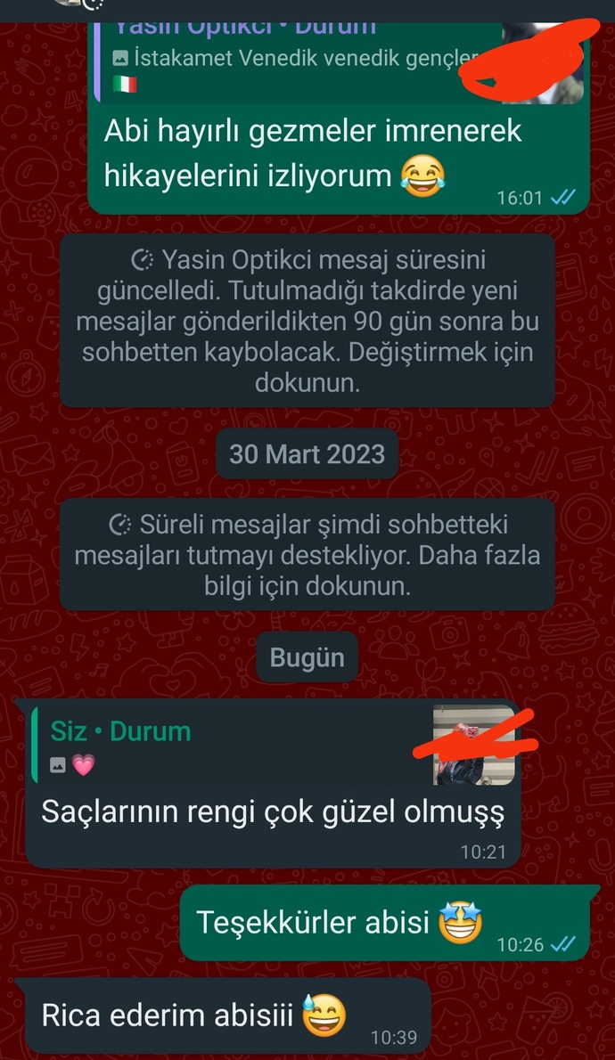 Stajda abi abi diye peşinde dolaştığım kekoyla bugün aramda böyle bir konuşma geçti bana mı aşık yoksa?