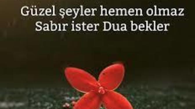 Sabretmeyi anlatan bir şey paylaşın?