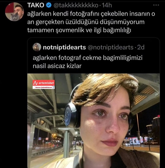 Ağlarken kendi fotoğrafınızı çekmek gibi bir alışkanlığınız var mı?
