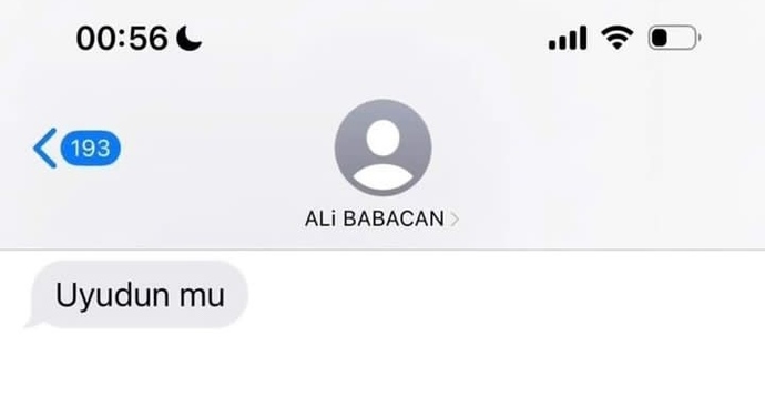 İyi geceler mesajınızı alıyor musunuz?
