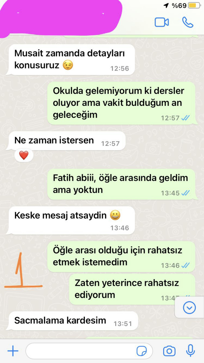 Beni kardeşi olarak mı görüyor gerçekten?