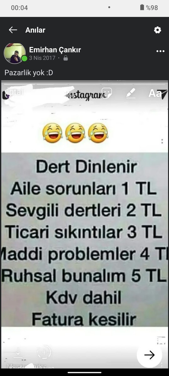 Dert dinlemeyi sever misin?