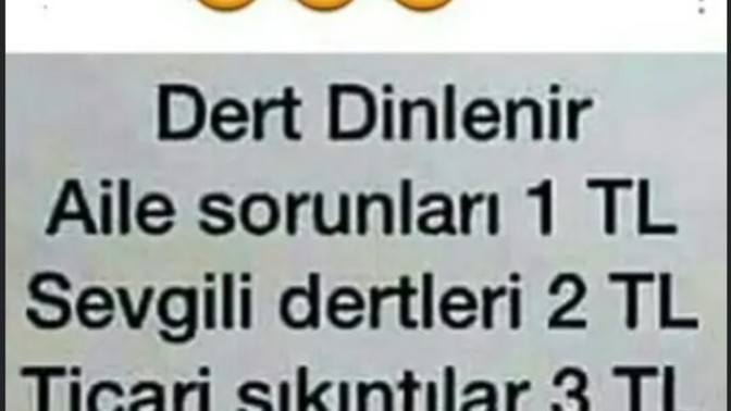 Dert dinlemeyi sever misin?