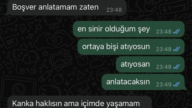 Gıcık kaptım haksız mıyım?