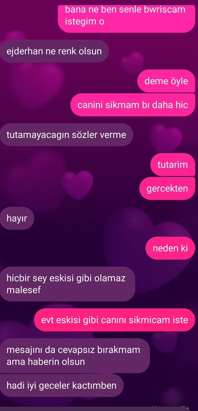 Bana böyle dedi bu ne demek erkekler?