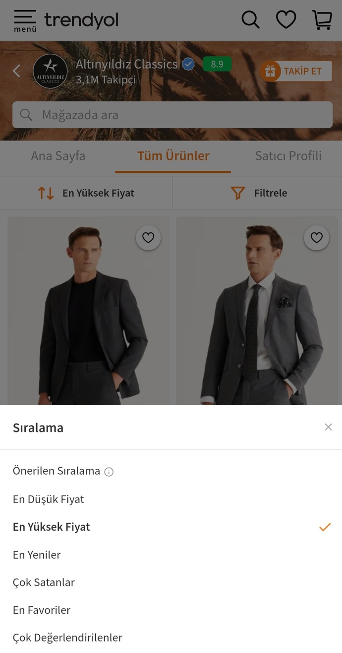Pahalıdan Ucuza göre sıralamak zenginlik göstergesi midir?
