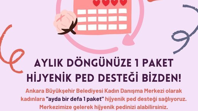 Ankara  Büyükşehir Belediyesi, ayda 1 kez ücretsiz hijyenik ped desteği sağlayacak. Tüm şehirlerde bu uygulama olmalı mı?